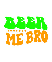 Beer Me Bro Retro SVG