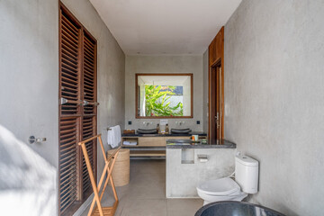 bali villa interior swimming pool