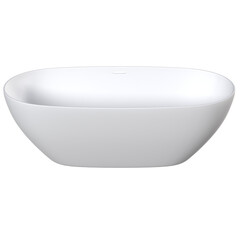 bathtub isolated on a transparent background, 3D illustration, and a CG render