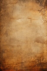 An old brown paper with some stains on it. Imaginary illustration. Grunge background.