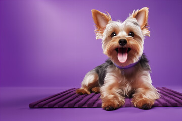 Happy Yorkshire Terrier Banner