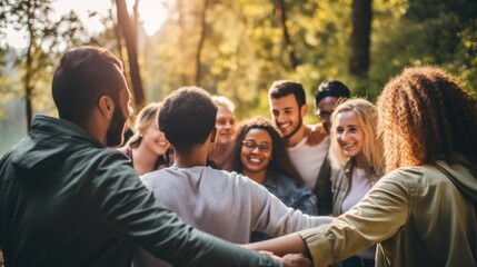 group of people. Generative AI