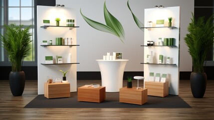 modern living room. Generative AI