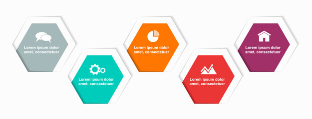 Infographic design template with place for your data. Vector illustration.