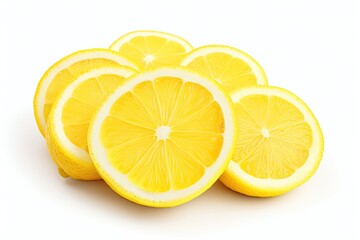 Nature refreshment. Juicy delight of citrus slices on white background isolated. Taste of sunshine