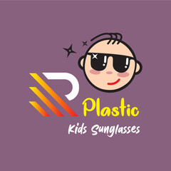 R Plastic Kids Sun Glasses