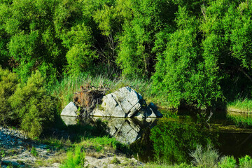 Obraz premium Panorama tipico del Supramonte sardo. Provincia di Nuoro, Sardegna. Italy