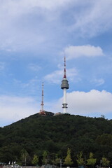 Obraz premium View of Namsan Tower in Seoul