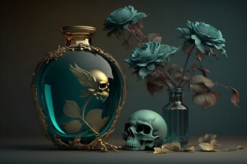 Naklejka premium Abstract colored background. 