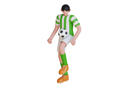 Football Player 3d Illustration