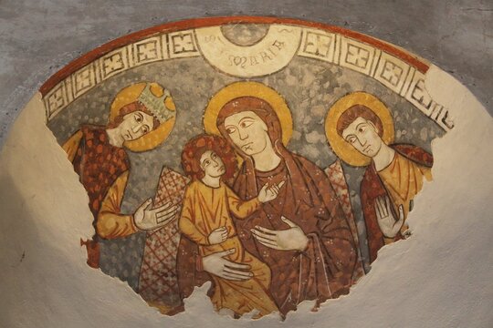 Affreschi Battistero di Treviso