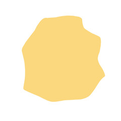 Yellow Abstract Shape