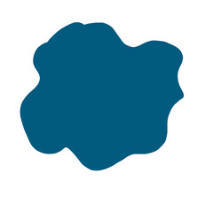 Blue Abstract Shape