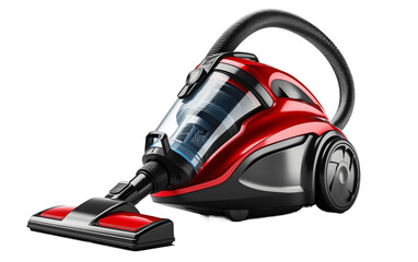 Realistic Vacuum Cleaner for Effective Cleaning. Isolated on a Transparent Background. Generative Ai