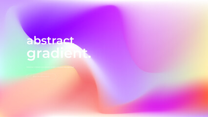 Gradient colorful abstract background vector