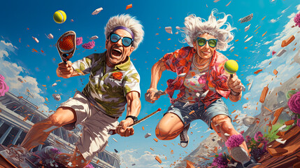 Senior Citizens and the Pickleball craze