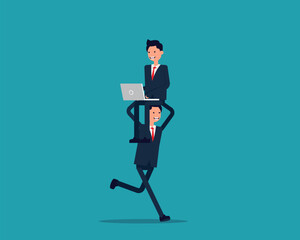 Carry the boss on head and run