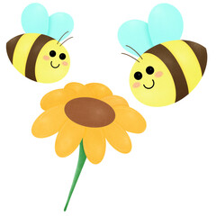 Naklejka premium Bee