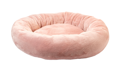  soft round plush pet bed