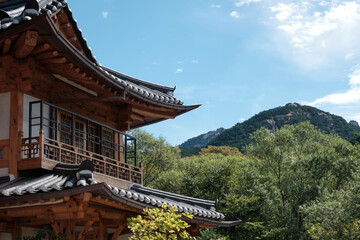 Fototapeta premium Seoul South Korea traditional village