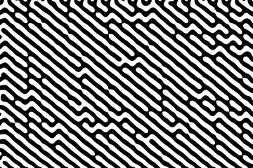 Turing ornament halftone puzzle pattern. turing pattern chain reaction