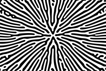 Turing ornament halftone puzzle pattern. reaction diffusion