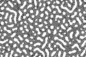 Turing ornament halftone puzzle pattern. diffuse bio