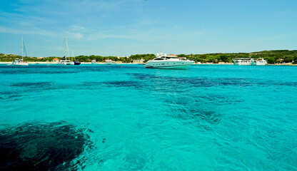 Obraz premium Cala Santa Maria, isola della Maddalena. Arcipelago Maddalena. Provincia di Sassari, Sardegna. Italy.