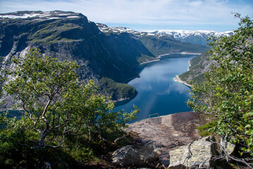 Trolltunga Via Ferrata. Climbing the Via Ferrata to Trolltungan