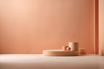 Abstract background minimal style for product branding. Mock up scene and empty space