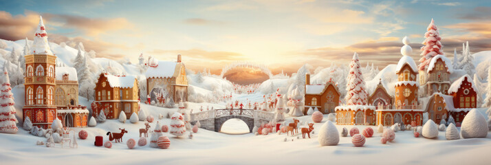 Gingerbread Magic: Whimsical Christmas Display © Adam