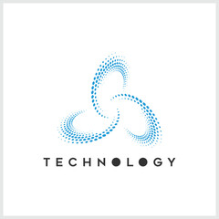 Energy logo. Power logo. Spiral logo. Technology logo