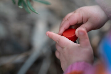 children learning about nature outdoors