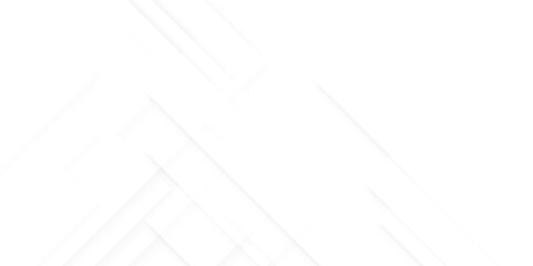 Abstract minimal geometric white and gray light background design. white transparent material in triangle technology and squares shapes in random geometric pattern.