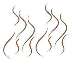 Brown Hot Steam Icon