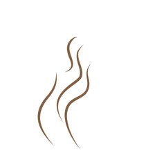 Brown Hot Steam Icon