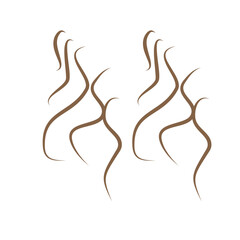 Brown Hot Steam Icon