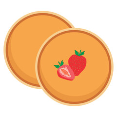 Pancake stack vector