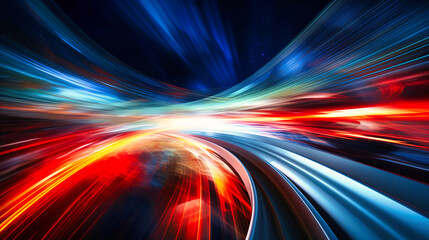 Business at Light Speed, Adapting to Rapid Changes - obrazy, fototapety, plakaty