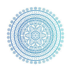 Colored Mandala Art Vector illustration