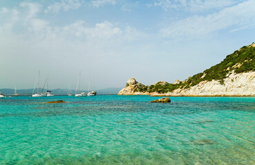 Obraz premium Panorama dell'Isola di Spargi. Arcipelago della Maddalena. Sardegna, Italy