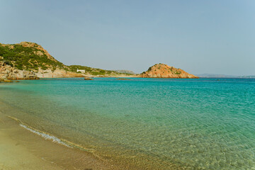 Panorama dell'Isola di Spargi. Arcipelago della Maddalena. Sardegna, Italy