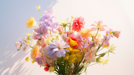 Obraz na płótnie Canvas 春の花のブーケ