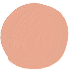 Nude Circle Shape Liquid Texture