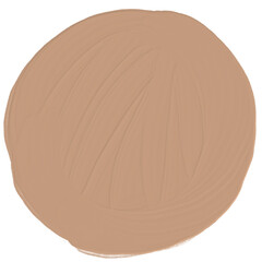 Skin Beige Circle Shape Liquid Texture