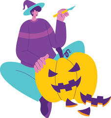 Halloween Party Festival Pumpkin Crafting