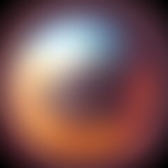 Gleaming sphere blur background.