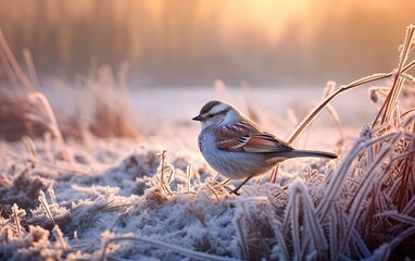 Morning winter landscape 