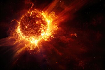 Fototapeta premium Astronamic Sun.