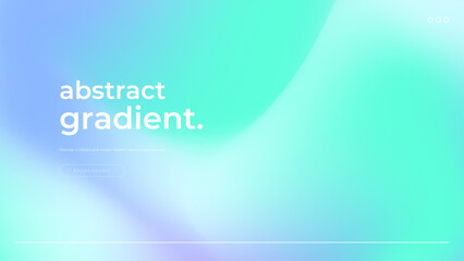 Trendy gradient background blue green and purple abstract